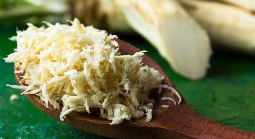 Meerrettichwurzel fir d'Behandlung vun Arthrosis